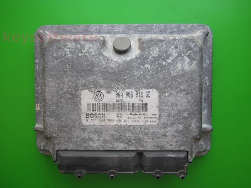 ECU Seat Toledo 1.8 06A906018GD 0261206588 M3.8.5 AGN