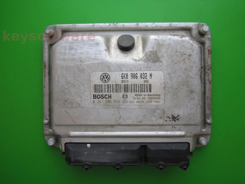 ECU Seat Ibiza 1.0 6K0906032N 0261206834 ME7.5.10 ALD~