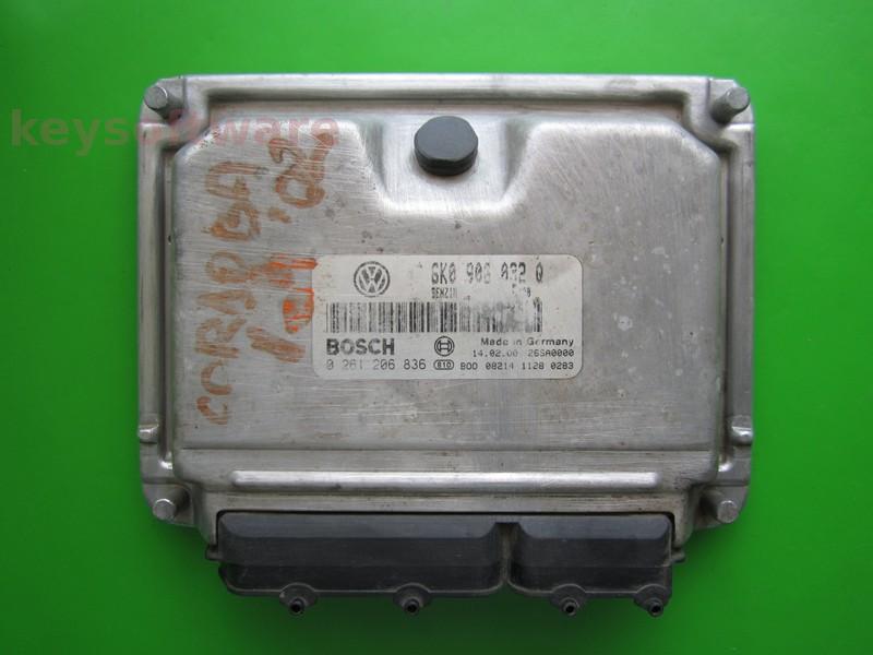 ECU Seat Ibiza 1.4 6K0906032Q 0261206836 ME7.5.10 AKK