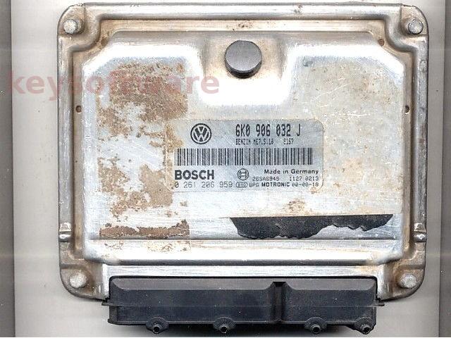 ECU Seat Ibiza 1.4 6K0906032J 0261206959 ME7.5.10 AUD {+