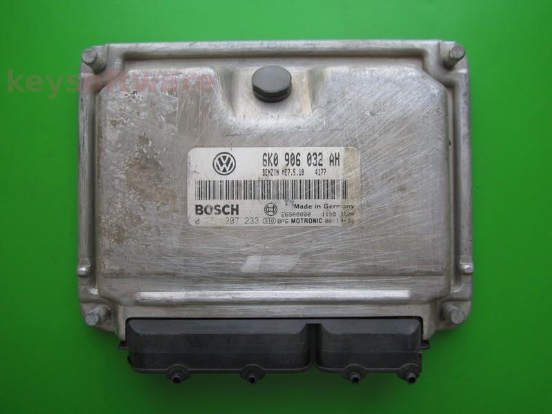 ECU Seat Ibiza 1.0 6K0906032AH 0261207233 ME7.5.10 AUC {