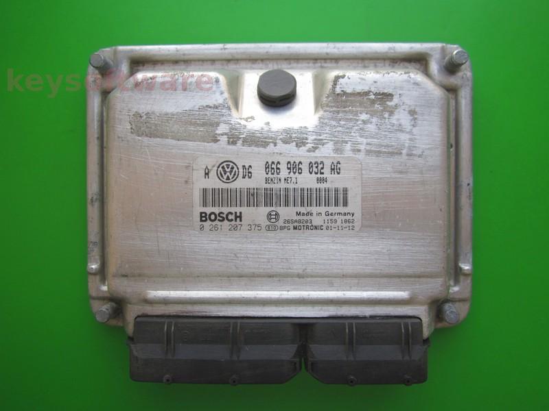 ECU Seat Toledo 2.3 066906032AG 0261207375 ME7.1 AQN