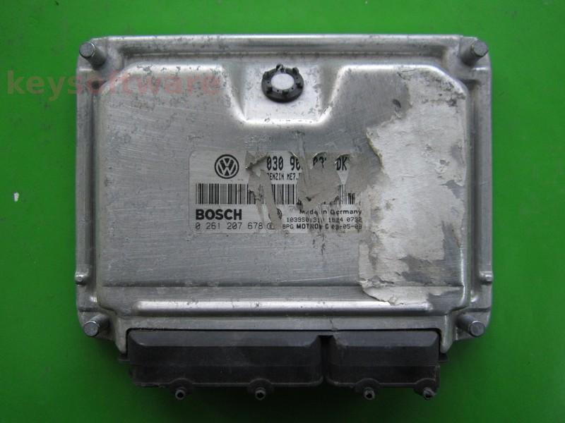 ECU Seat Arosa 1.0 030906032DK 0261207678 ME7.5.10 AUD