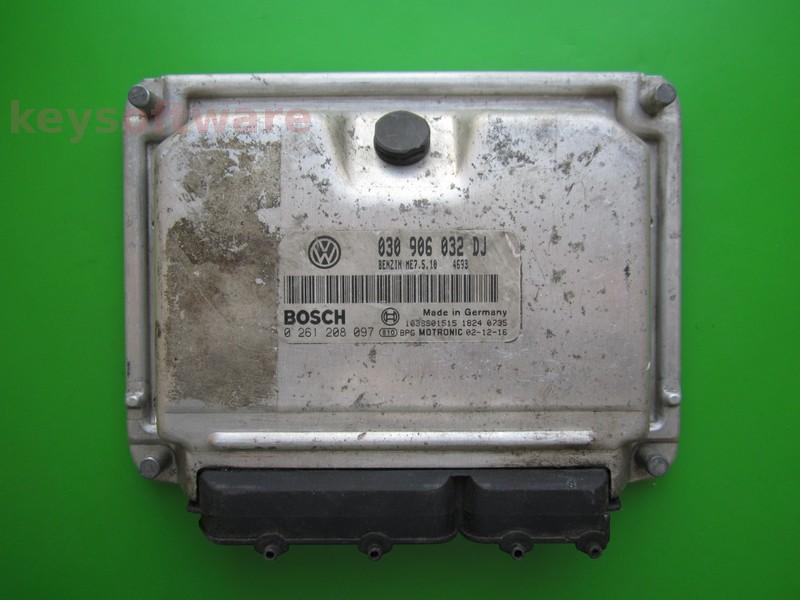 ECU Seat Arosa 1.0 030906032DJ 0261208097 ME7.5.10 AUC