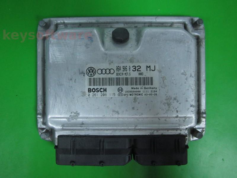 ECU Seat Leon 1.8 06A906032MJ 0261208115 ME7.5 AUQ