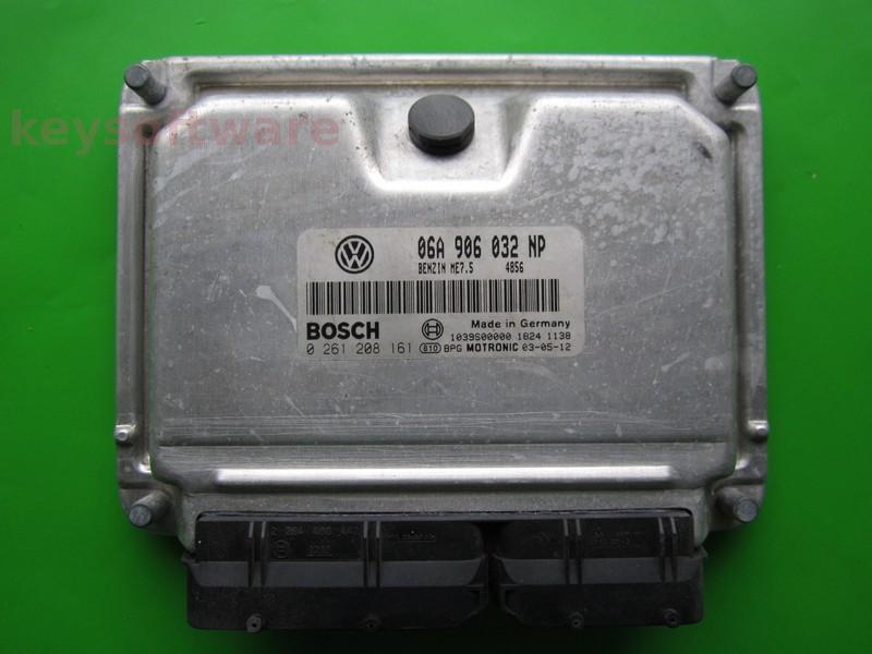ECU Seat Ibiza 2.0 06A906032NP 0261208161 ME7.5 AZL