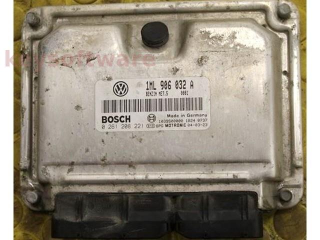 ECU Seat Leon 1.8 1ML906032A 0261208221 ME7.5 BAM {