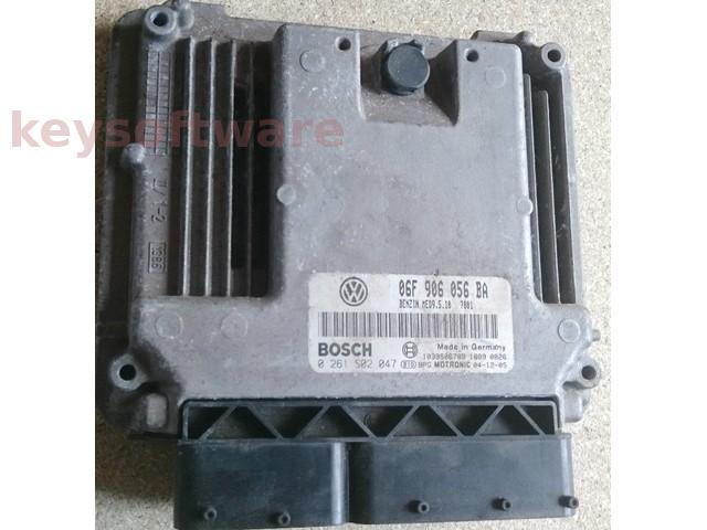 ECU Seat Altea 2.0 06F906056BA 0261S02047 MED9.5.10 BLR {+