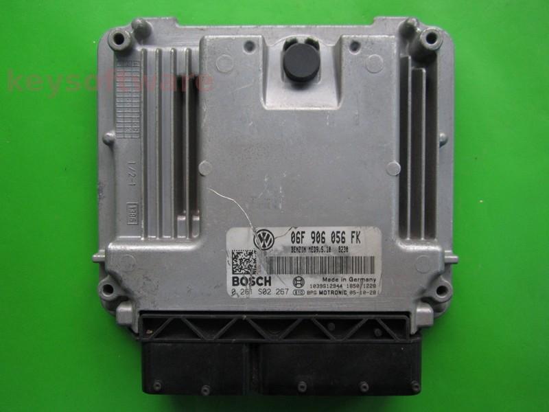 ECU Seat Altea 2.0 06F906056FK 0261S02267 MED9.5.10 BVY`+