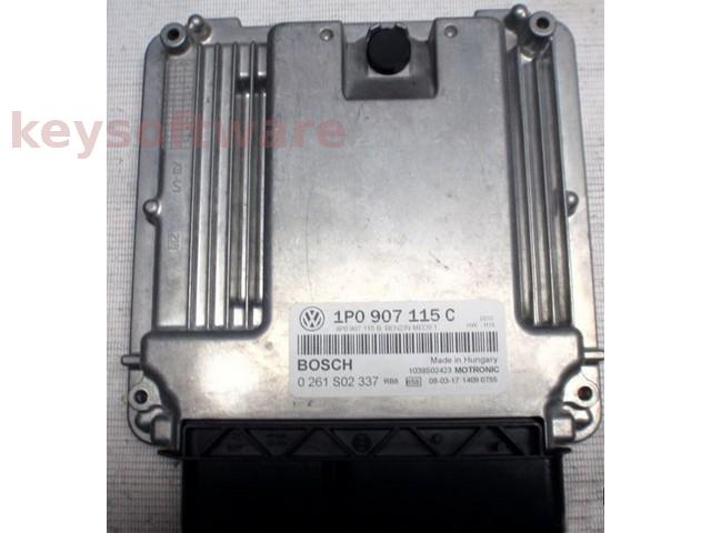 ECU Seat Leon 2.0 1P0907115C 0261S02337 MED9.1 BWJ {