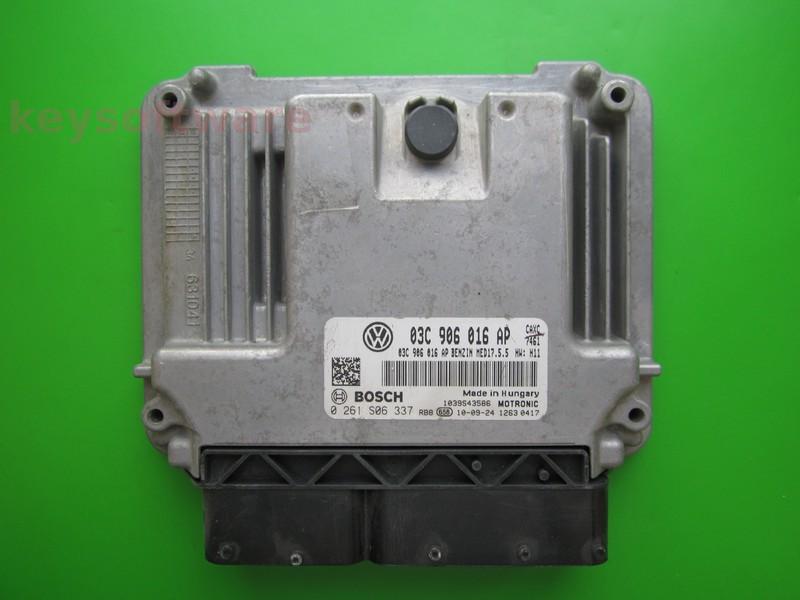 ECU Seat Leon 1.4 03C906016AP 0261S06337 MED17.5.5 CAXC H11