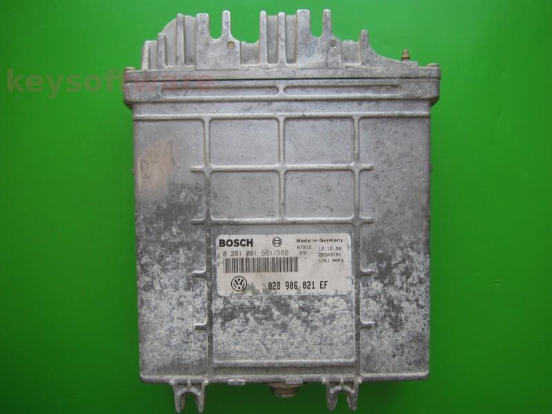 ECU Seat Toledo 1.9TDI 028906021EF 0281001581 MSA15.5 {