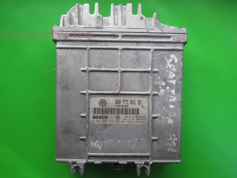 ECU Seat Ibiza 1.9TDI 028906021EK 0281001584 MSA15.5