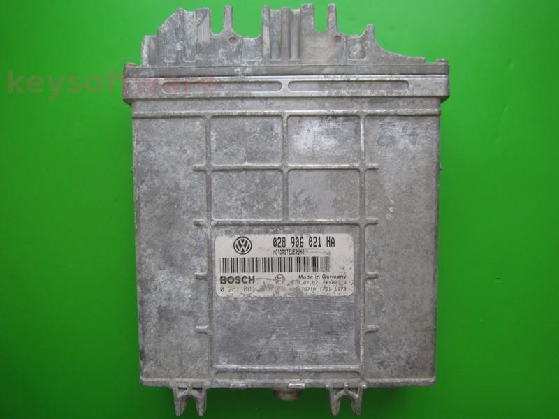 ECU Seat Inca 1.9SDI 028906021HA 0281001701 MSA15.5 AEY