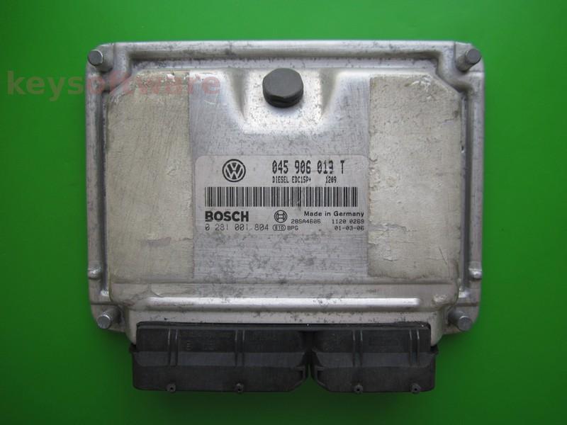 ECU Seat Arosa 1.4TDI 045906019T 0281001804 EDC15P+ AMF{+