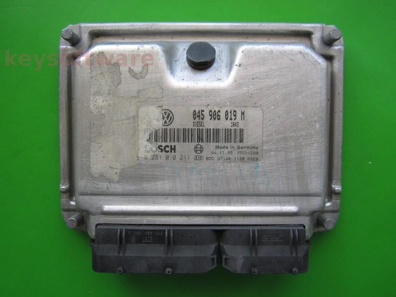 ECU Seat Arosa 1.4TDI 045906019M 0281010211 EDC15P+ AMF{+