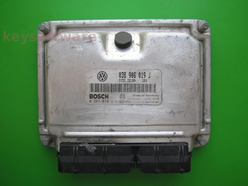 ECU Seat Alhambra 1.9TDI 038906019J 0281010216 EDC15P+AUY