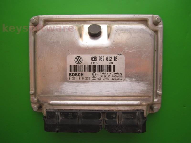 ECU Seat Toledo 1.9TDI 038906012BS 0281010228 EDC15VM+ AGR