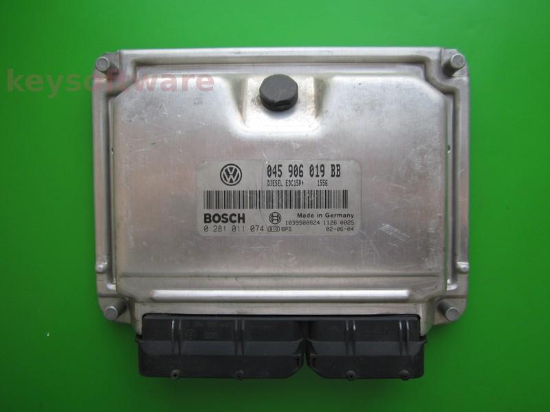 ECU Seat Cordoba 1.4TDI 045906019BB 0281011074 EDC15P+ AMF