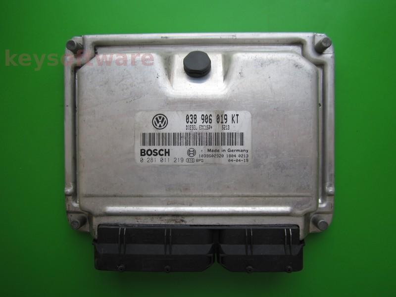 ECU Seat Ibiza 1.9TDI 038906019KT 0281011219 EDC15P+ ATD~