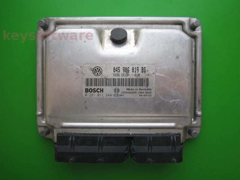 ECU Seat Ibiza 1.4TDI 045906019BG 0281011244 EDC15P+ AMF