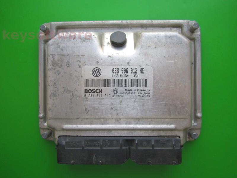 ECU Seat Leon 1.9TDI 038906012HE 0281011313 EDC15VM+ ALH