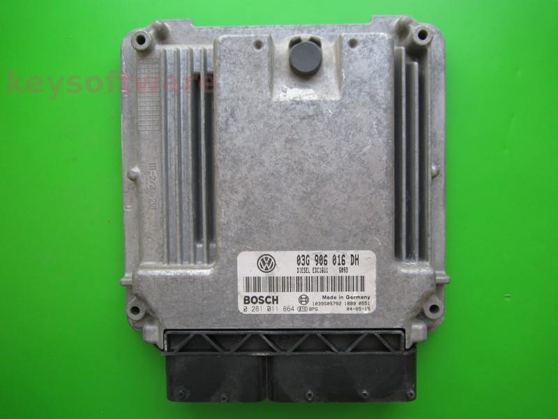 ECU Seat Altea 1.9TDI 03G906016DH 0281011864 EDC16U1 BJB +