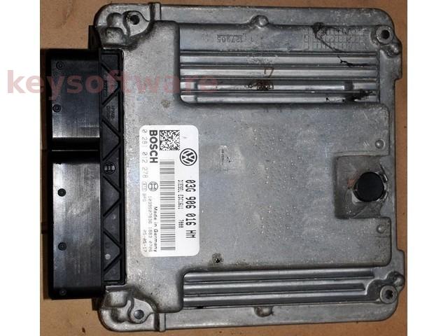 ECU Seat Altea 2.0TDI 03G906016HM 0281012278 EDC16U1 BKD {