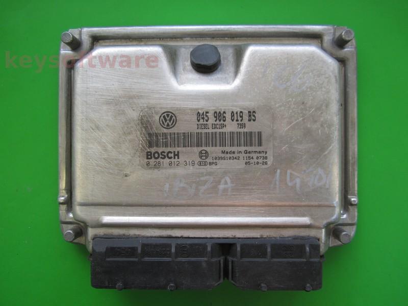 ECU Seat Ibiza 1.4TDI 045906019BS 0281012319 EDC15P+ BNM {