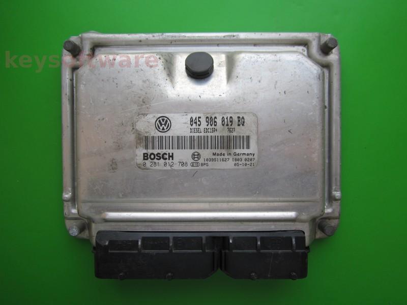 ECU Seat Ibiza 1.4TDI 045906019BQ 0281012708 EDC15P+ BNV