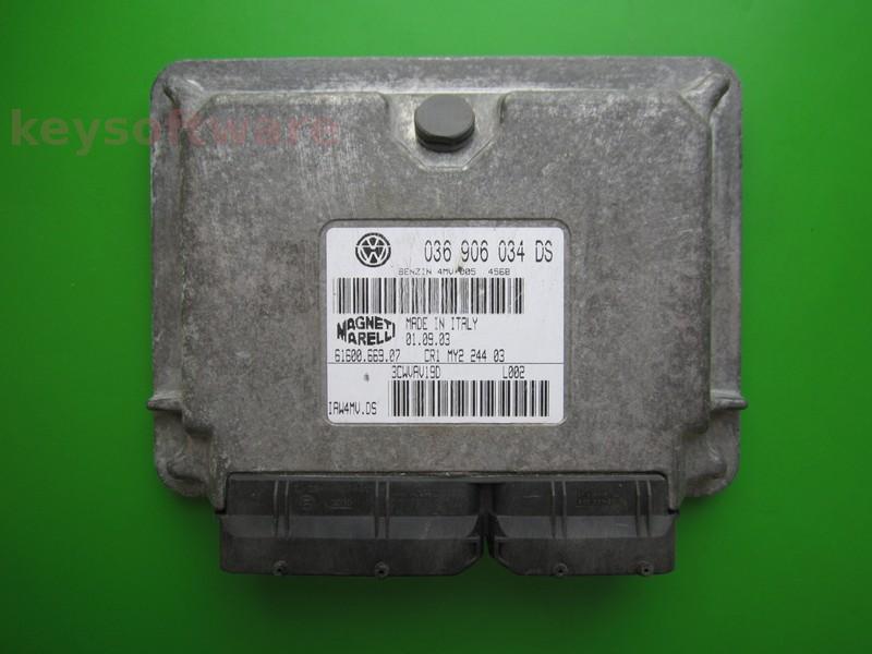 ECU Seat Leon 1.6 036906034DS IAW 4MV.DS BCB