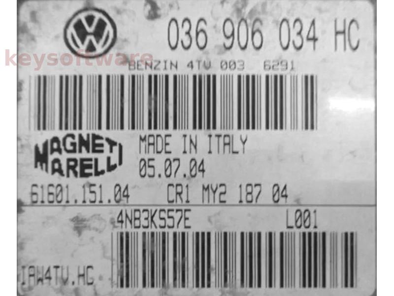 ECU Seat Ibiza 1.4 036906034HC 6160115104 IAW 4TV.HC {