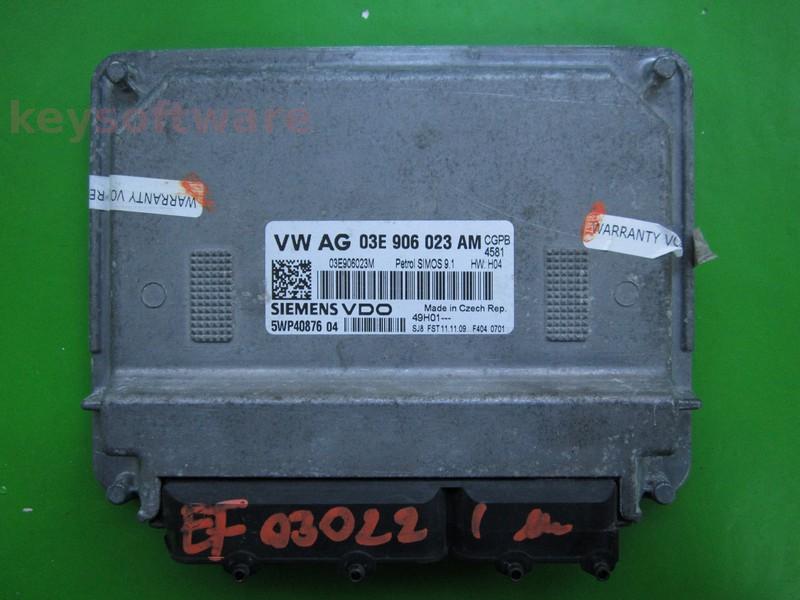 ECU Seat Ibiza 1.2 03E906023AM 5WP40876 SIMOS 9.1 CGPB
