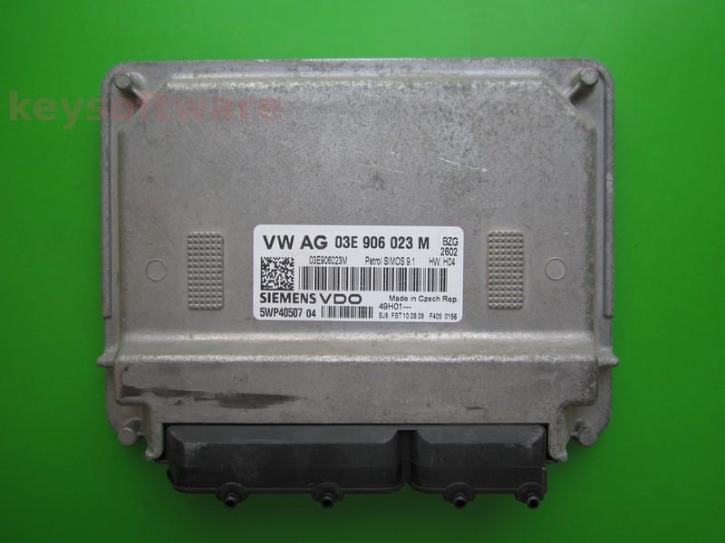 ECU Seat Ibiza 1.2 03E906023M 5WP40507 SIMOS 9.1 BZG~