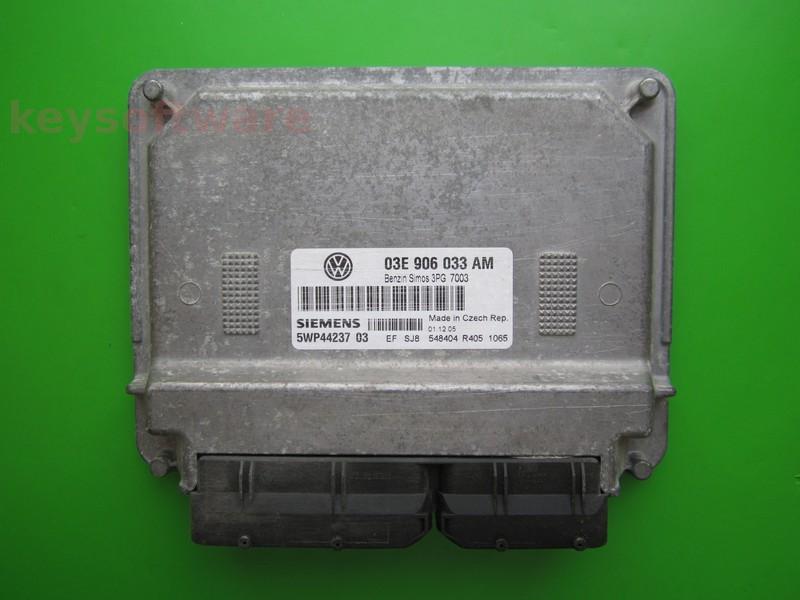 ECU Seat Ibiza 1.2 03E906033AM 5WP44237 SIMOS 3PG {
