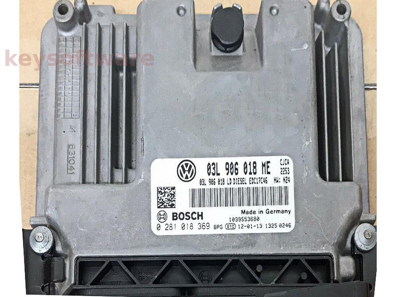 ECU Seat Exeo 2.0TDI 03L906018ME 0281018369 EDC17C46 CJCA H24 {