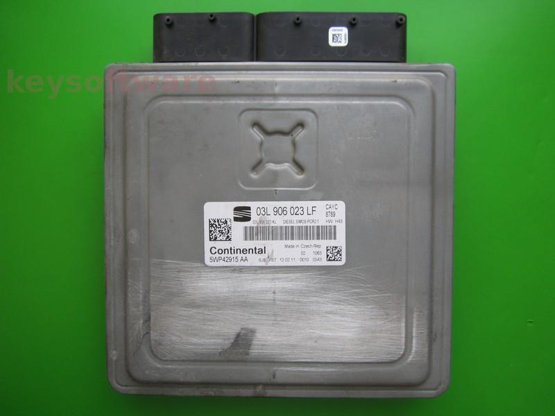ECU Seat Leon 1.6TDI 03L906023LF 5WP42915 SIMOS PCR2.1 CAYC^