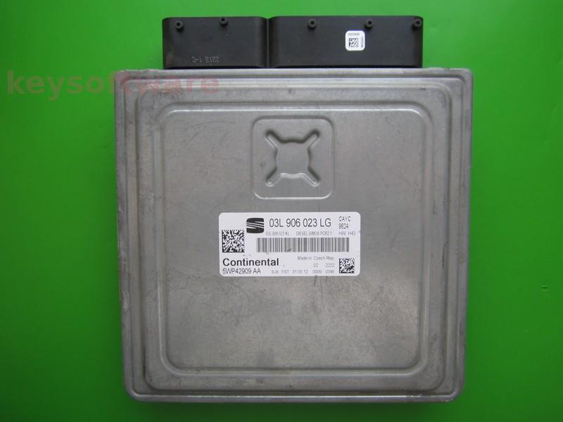 ECU Seat Leon 1.6TDI 03L906023LG 5WP42909 SIMOS PCR2.1 CAYC