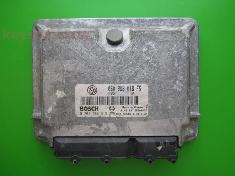 ECU Seat Toledo 1.8 06A906018FS 0261206513 M3.8.5