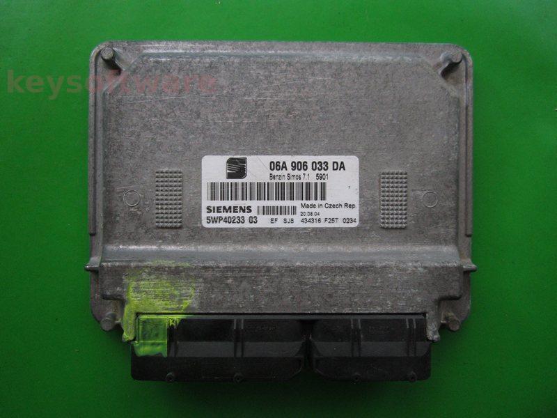 ECU Seat Altea 1.6 06A906033DA 5WP40233 SIMOS 7.1 BGU