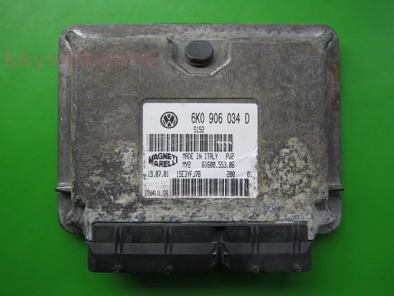 ECU Seat Ibiza 1.4 6K0906034D IAW 4LV.OA AUA {+
