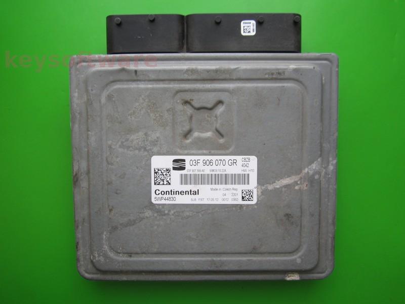ECU Seat Ibiza 1.2 03F906070GR 5WP44830 SIMOS 10.22A CBZB