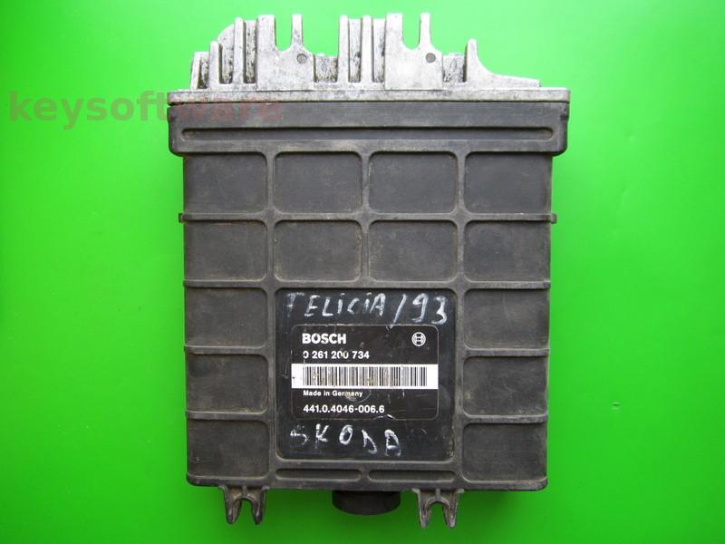 ECU Skoda Felicia 1.3 441040460066 0261200734 MA1.2.2