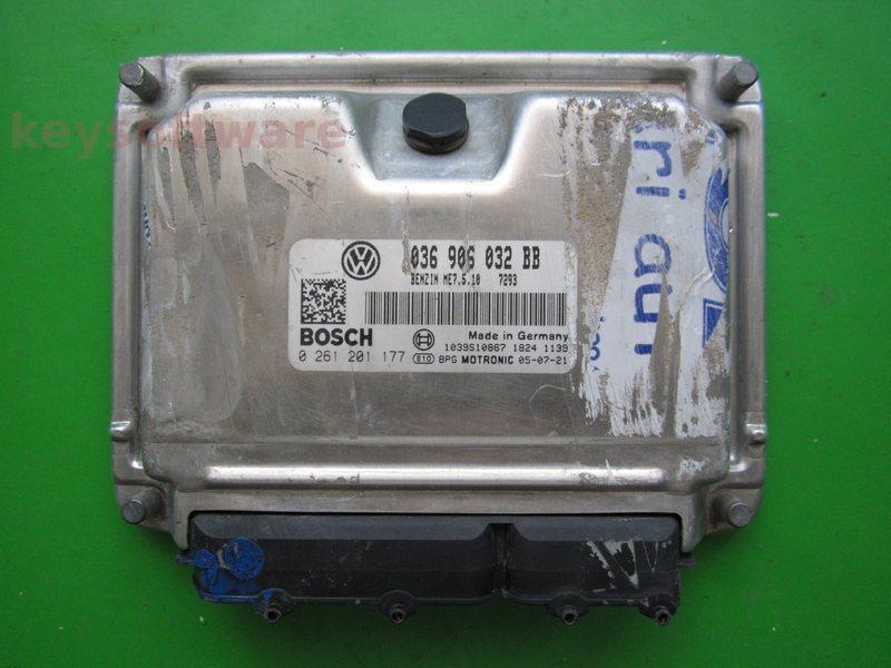 ECU Skoda Octavia 1.4 036906032BB 0261201177 ME7.5.10 BCA{