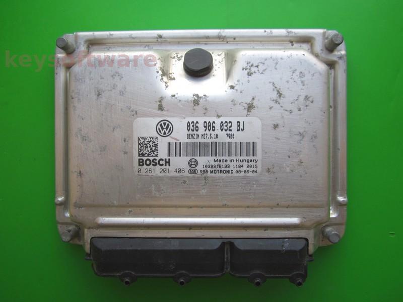 ECU Skoda Octavia 1.4 036906032BJ 0261201406 ME7.5.10 BCA