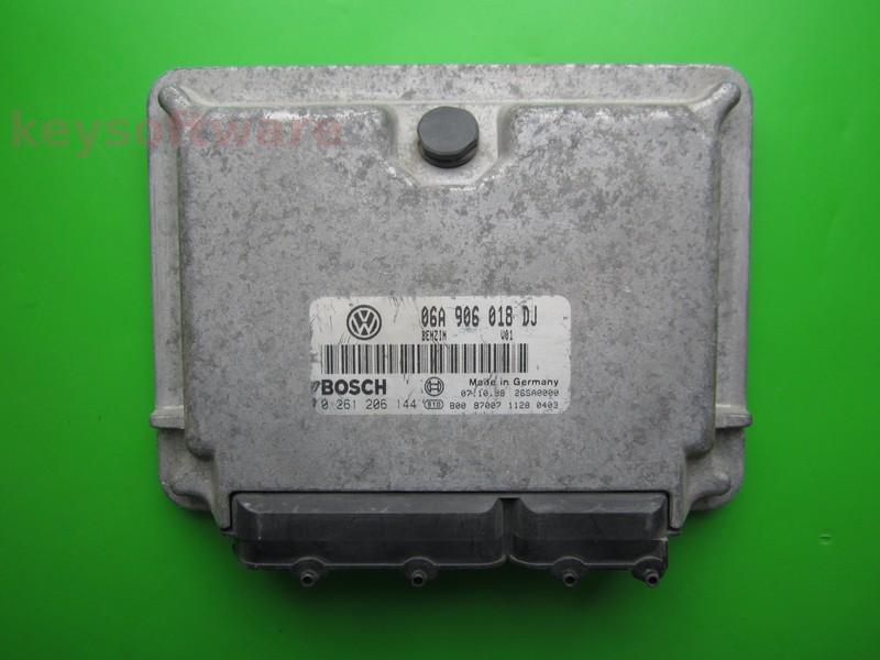 ECU Skoda Octavia 1.8 06A906018DJ 0261206144 M3.8.5 AGN