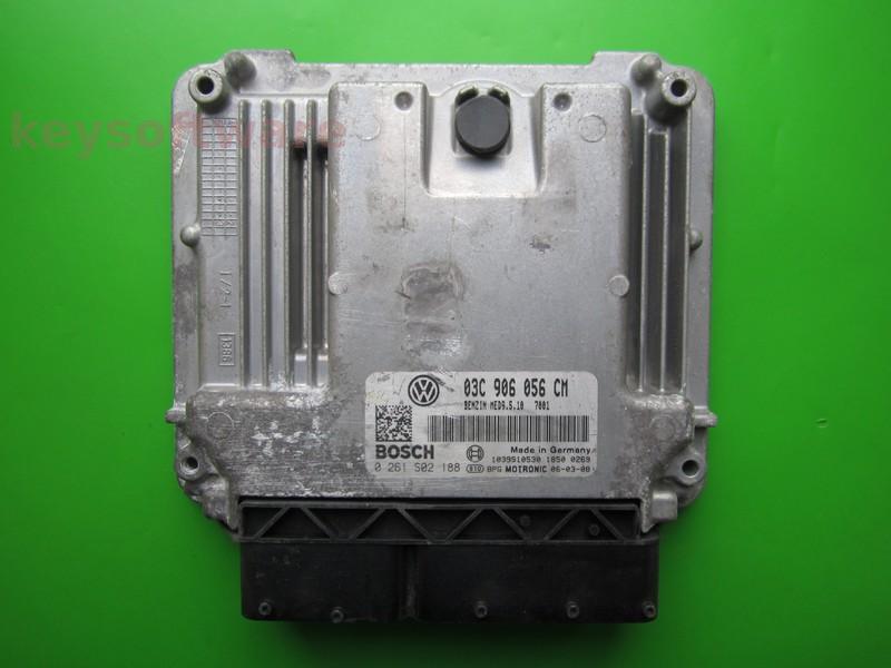 ECU Skoda Octavia 1.6 03C906056CM 0261S02188 MED9.5.10 BLF {+