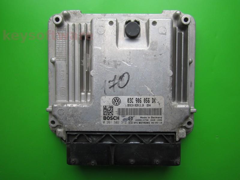 ECU Skoda Octavia 1.6 03C906056DK 0261S02312 MED9.5.10 BLF
