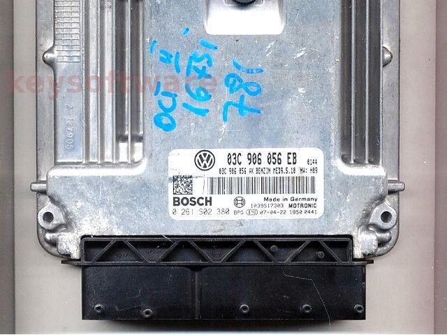 ECU Skoda Octavia 1.6 03C906056EB 0261S02380 MED9.5.10 BLF H09 {