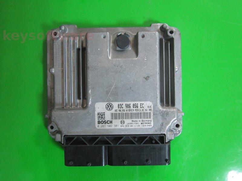 ECU Skoda Octavia 1.6 03C906056EC 0261S02381 MED9.5.10 BLF H09